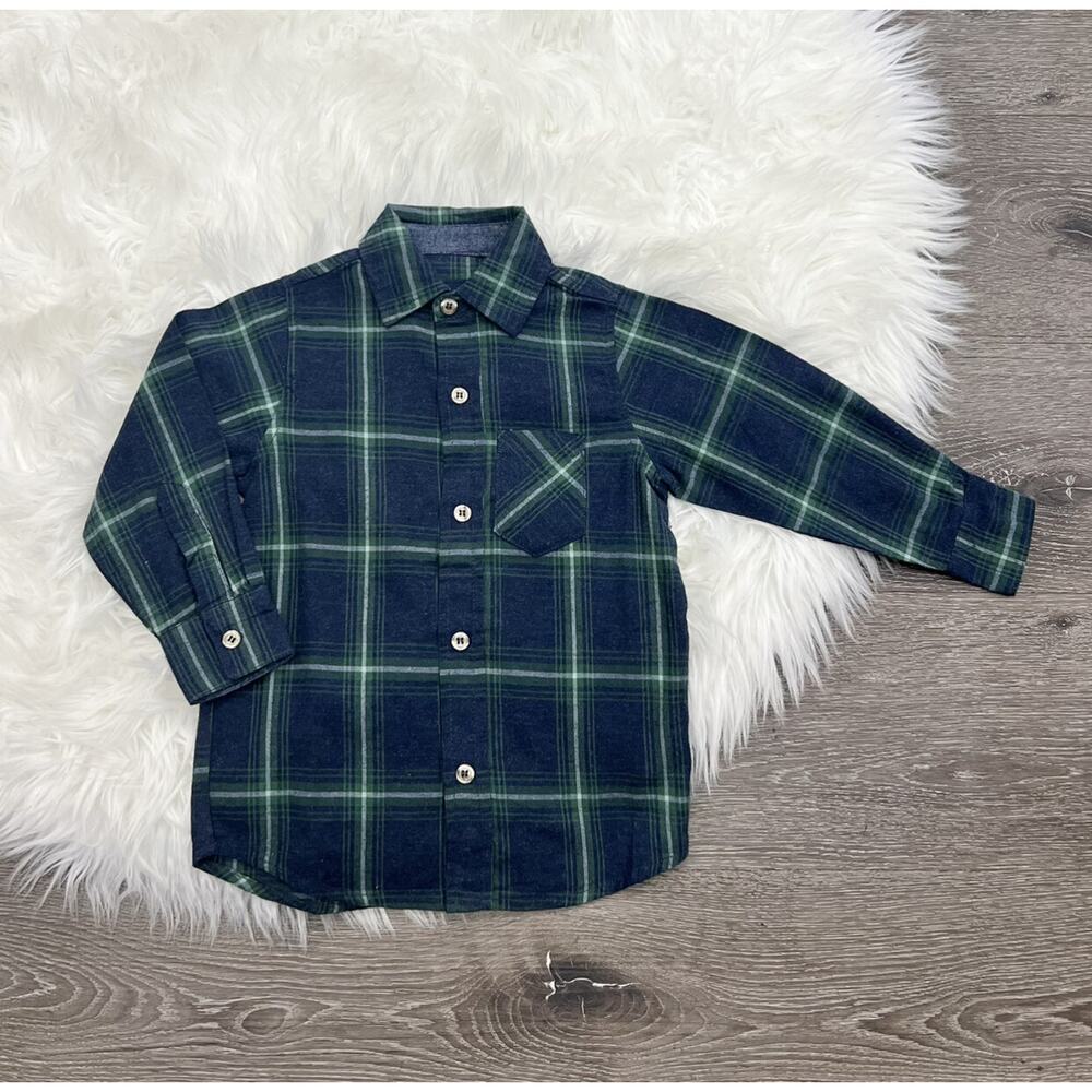 Toobydoo Button-up Check‎ Flannel Size 18/24month (MSRP $54)